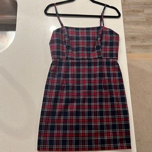 Forever 21 Plaid Dress only worn 3 times, Runs Smaller and has Zipper back